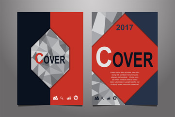  Abstract presentation book cover templates