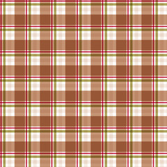 Red, green and brown plaid background