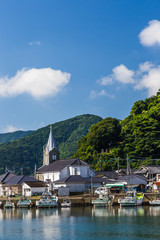 Sakitsu Church in Amakusa , Kyushu, Japan