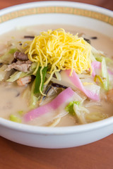 Seafood Champon - Traditional Nagasasaki  noodle dish.