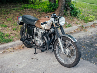 Obraz na płótnie Canvas Old Motorcycle