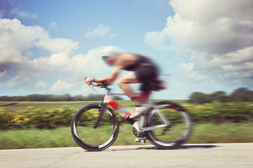 Fototapeta na wymiar Racing Cyclist