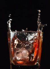 Whiskey with ice
