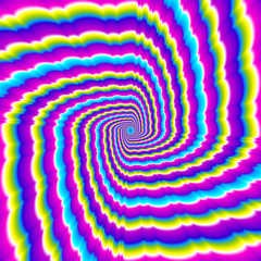 Iridescent background with motion illusion