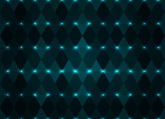 beautiful glowing background rhombus