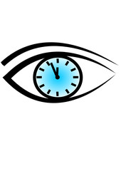 watch time,eye in which the clock