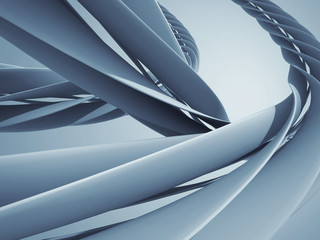 Abstract spiral curves modern hi-tech design background