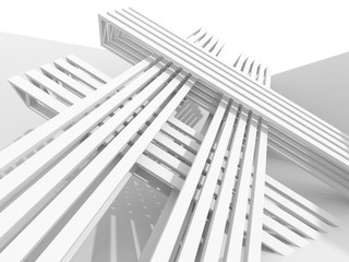 Abstract Geometric Architecture Structure Background