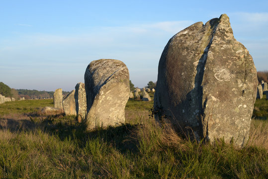 Les alignements de Carnac en Bretagne