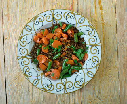 Moroccan Puy Lentil Salad