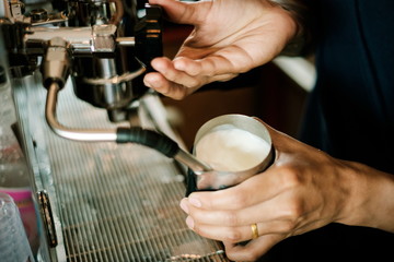 Baristas are coffee,by tattooed barista arm