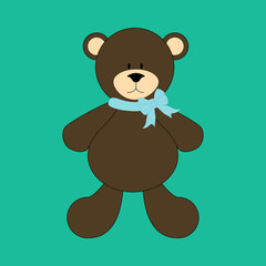 Bear toy illustration