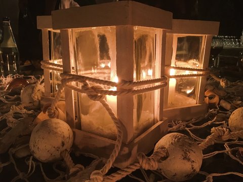 Decoration  with candels 