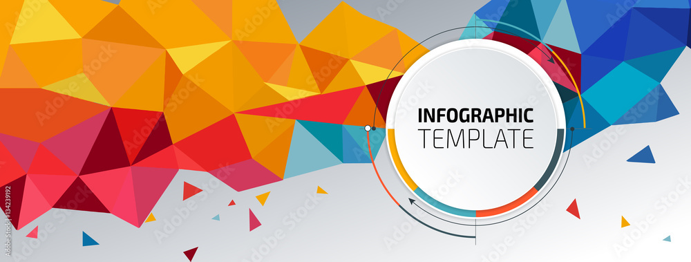 Wall mural flyer template header design. banner