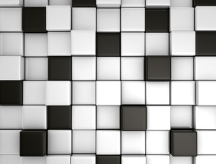 Abstract background made of 3d cubes