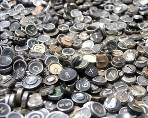 Typewriter keys