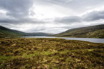 A landscape view of Skye, Scotland in Europe.