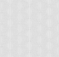 Vector Seamless geometry pattern flower, Abstract geometric background, print, retro texture, fashion design