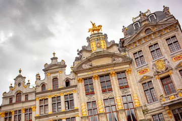Fototapeta premium Grand place is beautiful and elegant landmark in Brussels