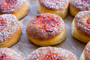 donut and powdered sugar