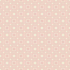 Vector Seamless geometry pattern flower, Abstract geometric background, print, retro texture, fashion design
