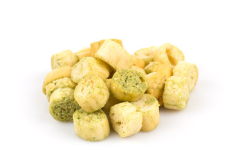 Garlic bread with herbs