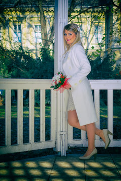 Expecting bride