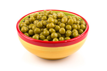 Marinated green peas