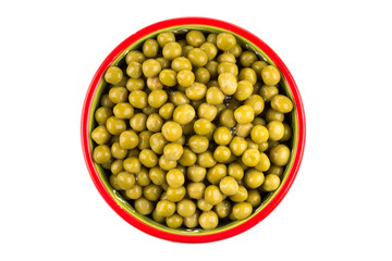 Marinated green peas