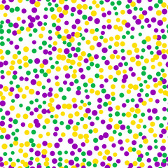 Bright abstract dot mardi gras pattern © Hanna