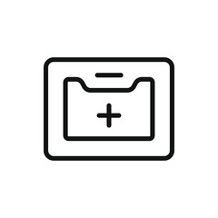 Obraz premium medical kit icon illustration