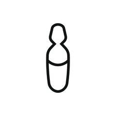 medical ampoule icon illustration