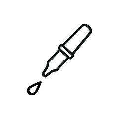 pipette icon illustration