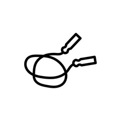 jump rope icon illustration