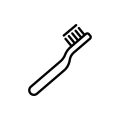 toothbrush icon illustration