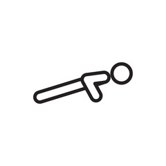 push up icon illustration