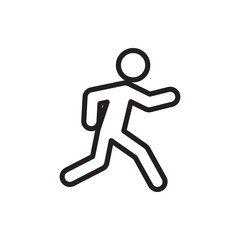 Fototapeta na wymiar running icon illustration