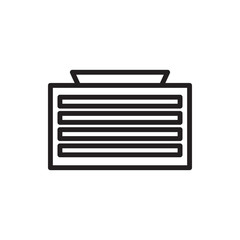 business center building icon illustration