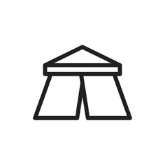 tent icon illustration