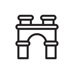 arch icon illustration