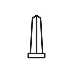 monument icon illustration