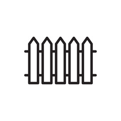 fence icon illustration