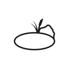 pond icon illustration