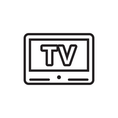 TV icon illustration