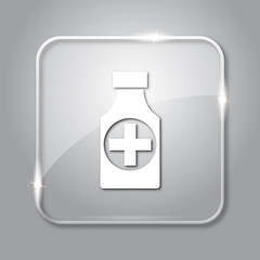 Pills bottle  icon