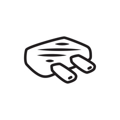 meat icon illustration