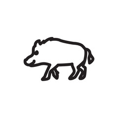 hog icon illustration