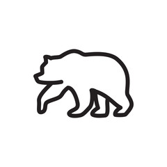 bear icon illustration
