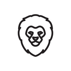 lion icon illustration