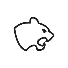 panther icon illustration